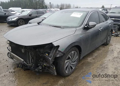 2019 Honda Insight Touring from USA, damaged, VIN 19XZE4F91KE010794